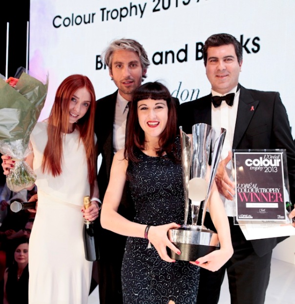 2013 L'Oréal Colour Trophy Trophy Winner, Brooks & Brooks, London (1)